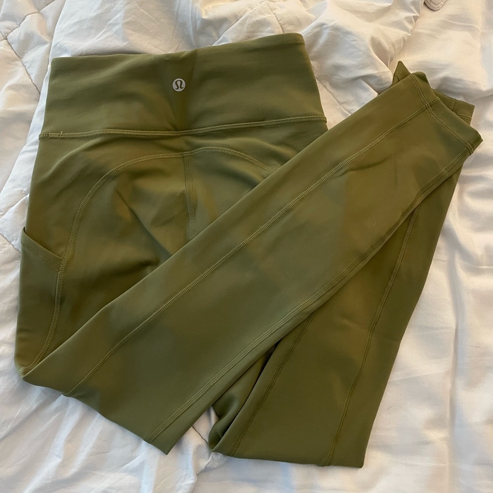 Lululemon Bronze Green Swift Speed Leggings